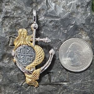 COPY - Atocha mermaid with anchor coin